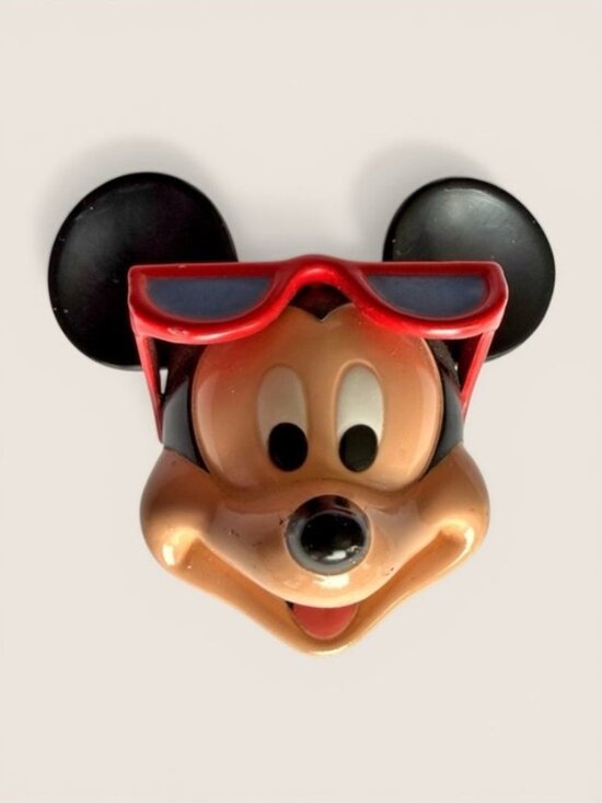 Disney Other - Vintage 80's Mickey Mouse with Sunglasses 3D Fridge Magnet